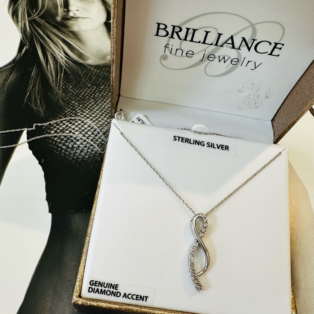 Sterling Silver Infinity Necklace